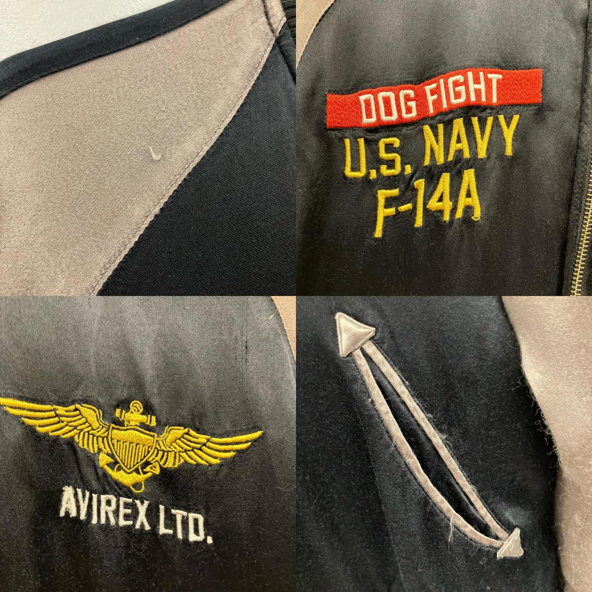 AVIREX | アヴィレックス SUKA JACKET MIRAMAR スーベニアジャケット 6102185 ブラック サイズ：L【イオン広店】