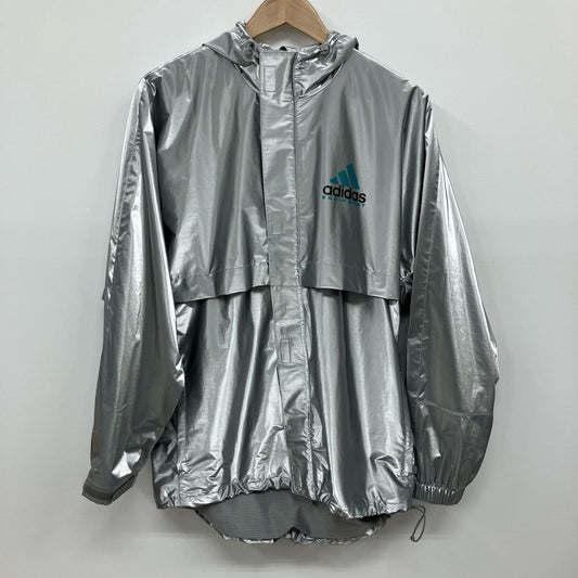 adidas | アディダス EQT MET WINDBREAKER マウンテンパーカー JN4526 シルバー サイズ：XL【イオン広店】