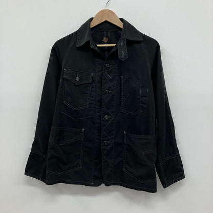 POST O'ALLS | ポストオーバーオールズ カバーオール ブラック サイズ：S【イオン広店】