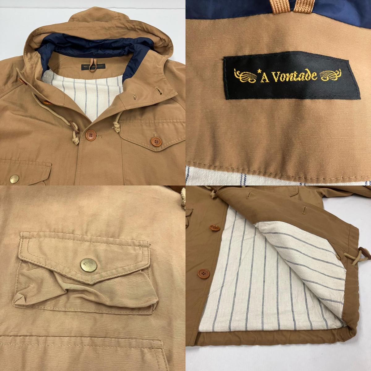 A VONTADE | アボンタージ マウンテンパーカー ブラウン サイズ：M【イオン広店】