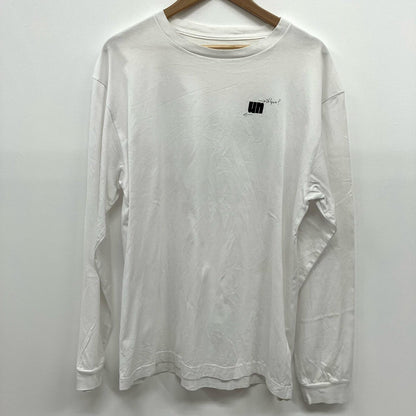 uniform experiment | ユニフォームエクスペリメント IN-PROCESS PRINT L/S TEE 長袖Ｔシャツ UE-252022 ホワイト サイズ：2【イオン広店】