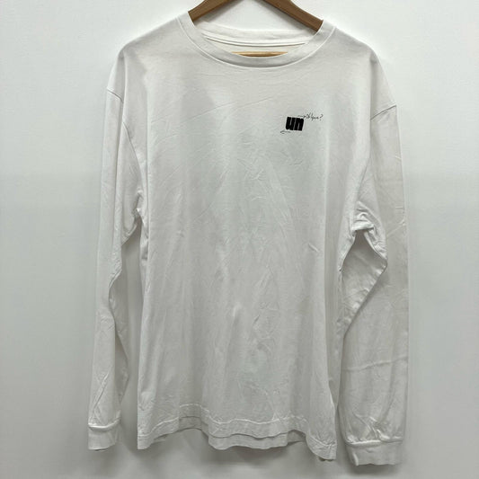 uniform experiment | ユニフォームエクスペリメント IN-PROCESS PRINT L/S TEE 長袖Ｔシャツ UE-252022 ホワイト サイズ：2【イオン広店】