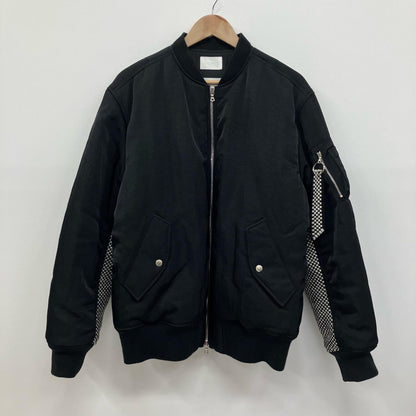 SOPHNET. | ソフネット FLIGHT JACKET / Kvadrat Sisu ミリタリージャケット SPNT-252007 ブラック サイズ：4【イオン広店】