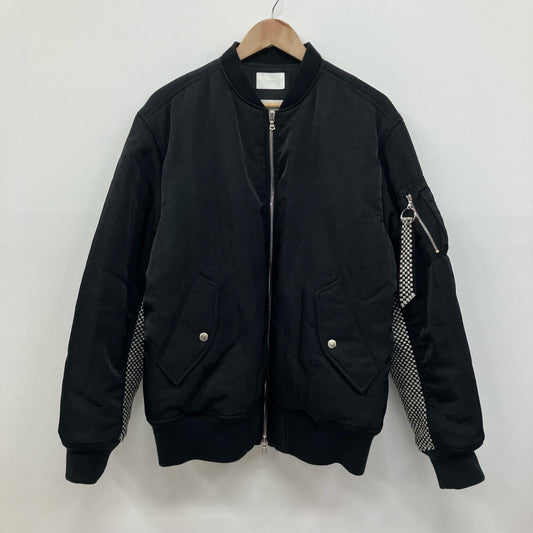 SOPHNET. | ソフネット FLIGHT JACKET / Kvadrat Sisu ミリタリージャケット SPNT-252007 ブラック サイズ：4【イオン広店】