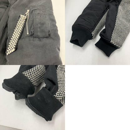 SOPHNET. | ソフネット FLIGHT JACKET / Kvadrat Sisu ミリタリージャケット SPNT-252007 ブラック サイズ：4【イオン広店】