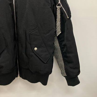 SOPHNET. | ソフネット FLIGHT JACKET / Kvadrat Sisu ミリタリージャケット SPNT-252007 ブラック サイズ：4【イオン広店】