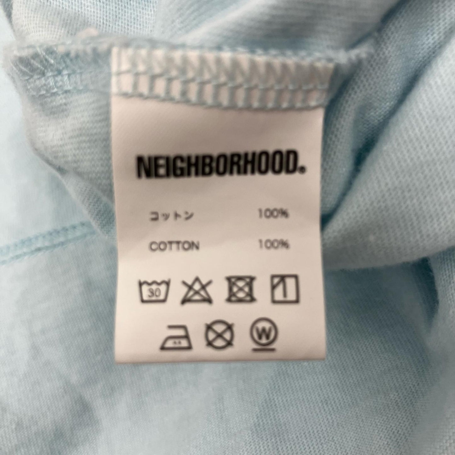 NEIGHBORHOOD | ネイバーフッド 長袖Ｔシャツ ライトブルー サイズ：M【イオン広店】