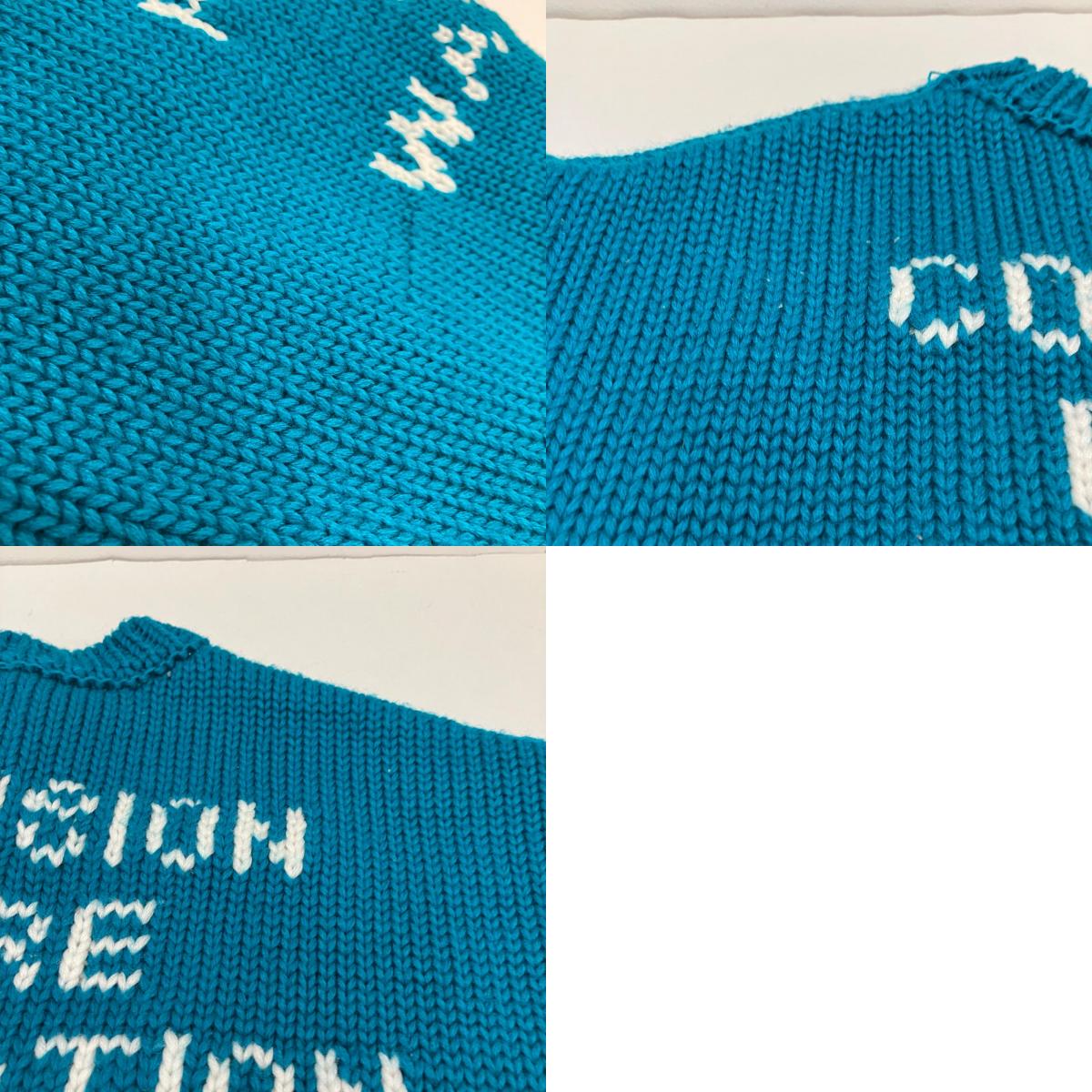 W)TAPS | ダブルタップス INGREDIENT / SWEATER / POLY ニット 242MADT-KNM05 ブルー サイズ：2【イオン広店】