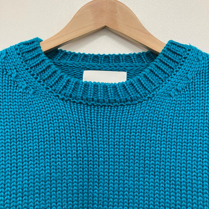 W)TAPS | ダブルタップス INGREDIENT / SWEATER / POLY ニット 242MADT-KNM05 ブルー サイズ：2【イオン広店】