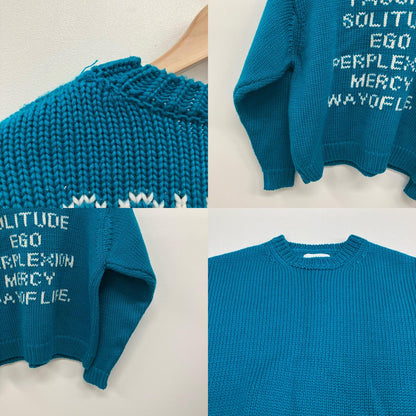 W)TAPS | ダブルタップス INGREDIENT / SWEATER / POLY ニット 242MADT-KNM05 ブルー サイズ：2【イオン広店】
