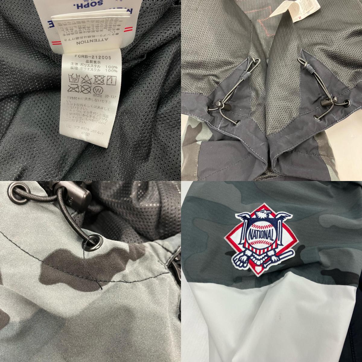FCRB | エフシーアールビー MLB TOUR MULTI PATTERN TRAINING JACKET パーカー FCRB-212005 カモ サイズ：S【イオン広店】
