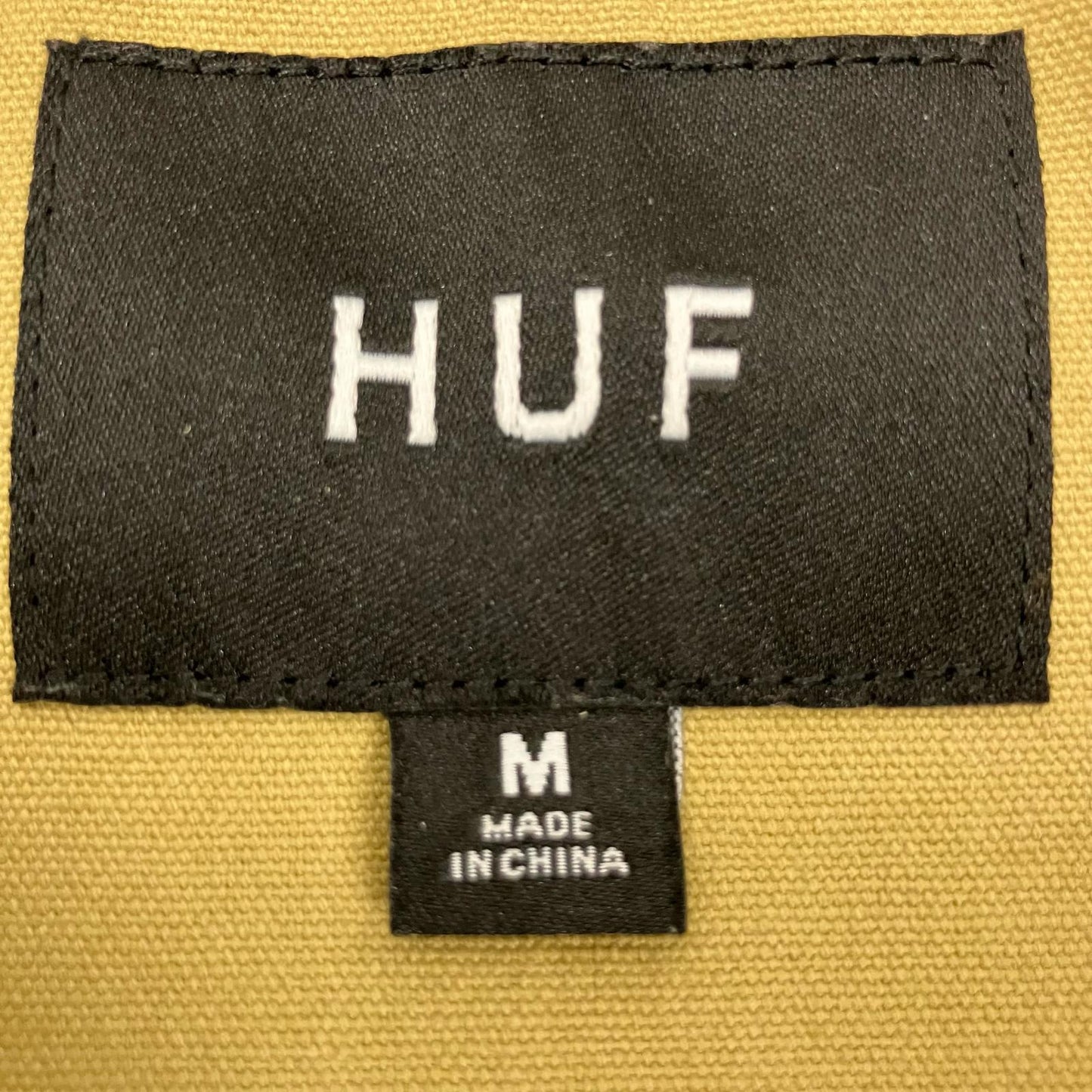 HUF | ハフ SIPLE PUFFER JACKET ダウンジャケット JK00415 カーキ サイズ：M【イオン広店】