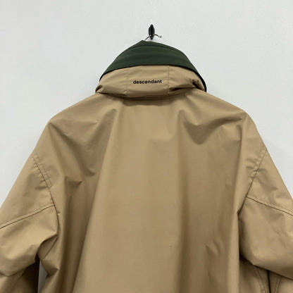 DESCENDANT | ディセンダント RUDDER 3 LAYER JACKET マウンテンパーカー ベージュ サイズ：2【イオン広店】
