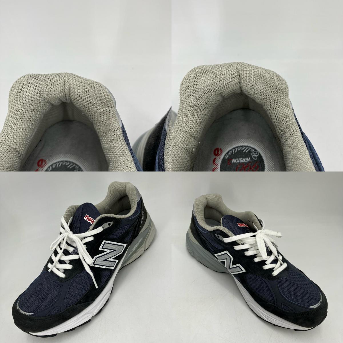 NEW BALANCE | ニューバランス 990V3 スニーカー M9960NB3 ダークネイビー 27.5cm【イオン広店】