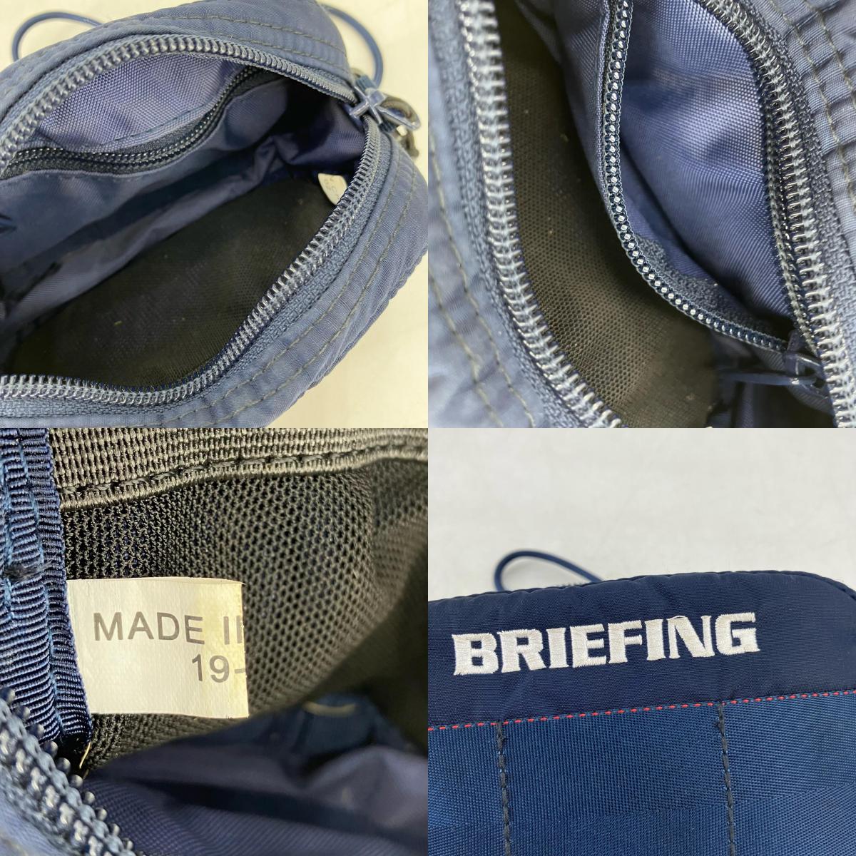 BRIEFING | ブリーフィング 3WAY POUCH GOLF ポーチ ネイビー【イオン広店】