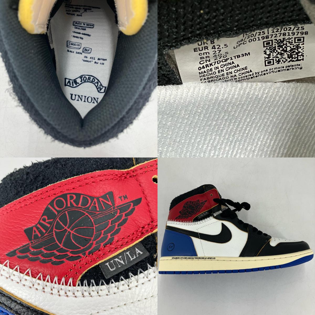 NIKE AIR JORDAN | ナイキ　エアー　ジョーダン Air Jordan 1 High OG 'Black/Varsity Red' スニーカー IO7847-002 ブルー 27cm【イオン広店】