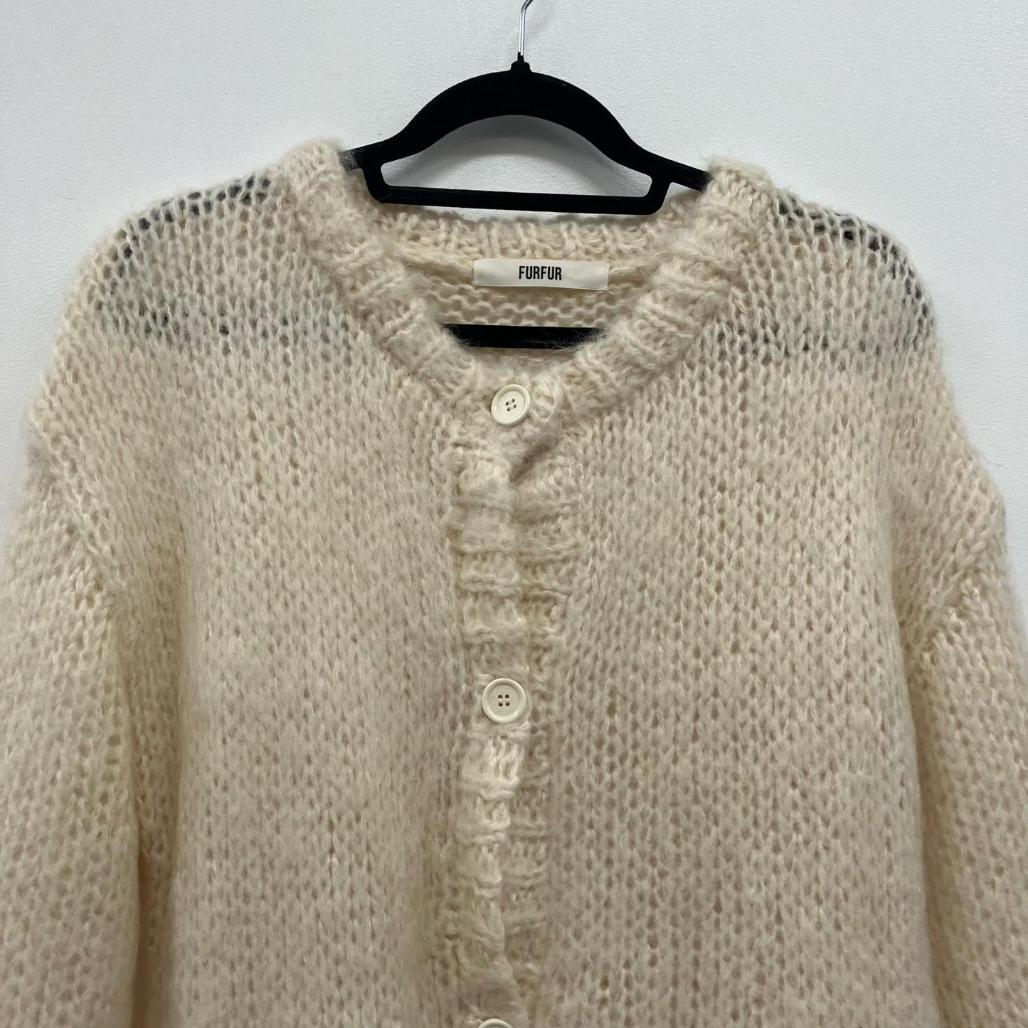 furfur | ファーファー カーディガン RWNT224029 ホワイト【イオン広店】
