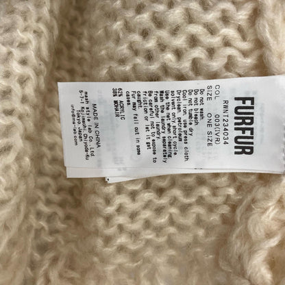 furfur | ファーファー カーディガン RWNT224029 ホワイト【イオン広店】