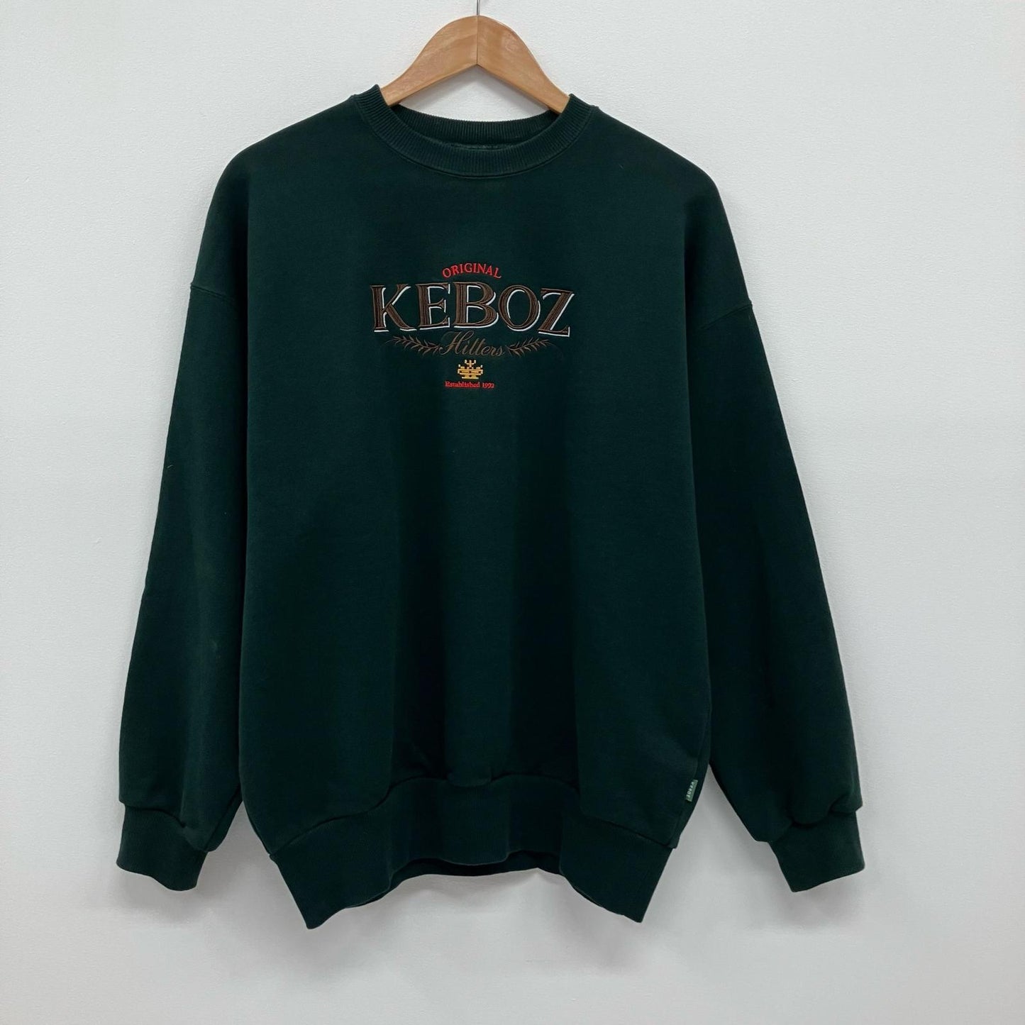KEBOZ | ケボズ CFT SWEAT CREWNECK スウェット グリーン サイズ：S【イオン広店】