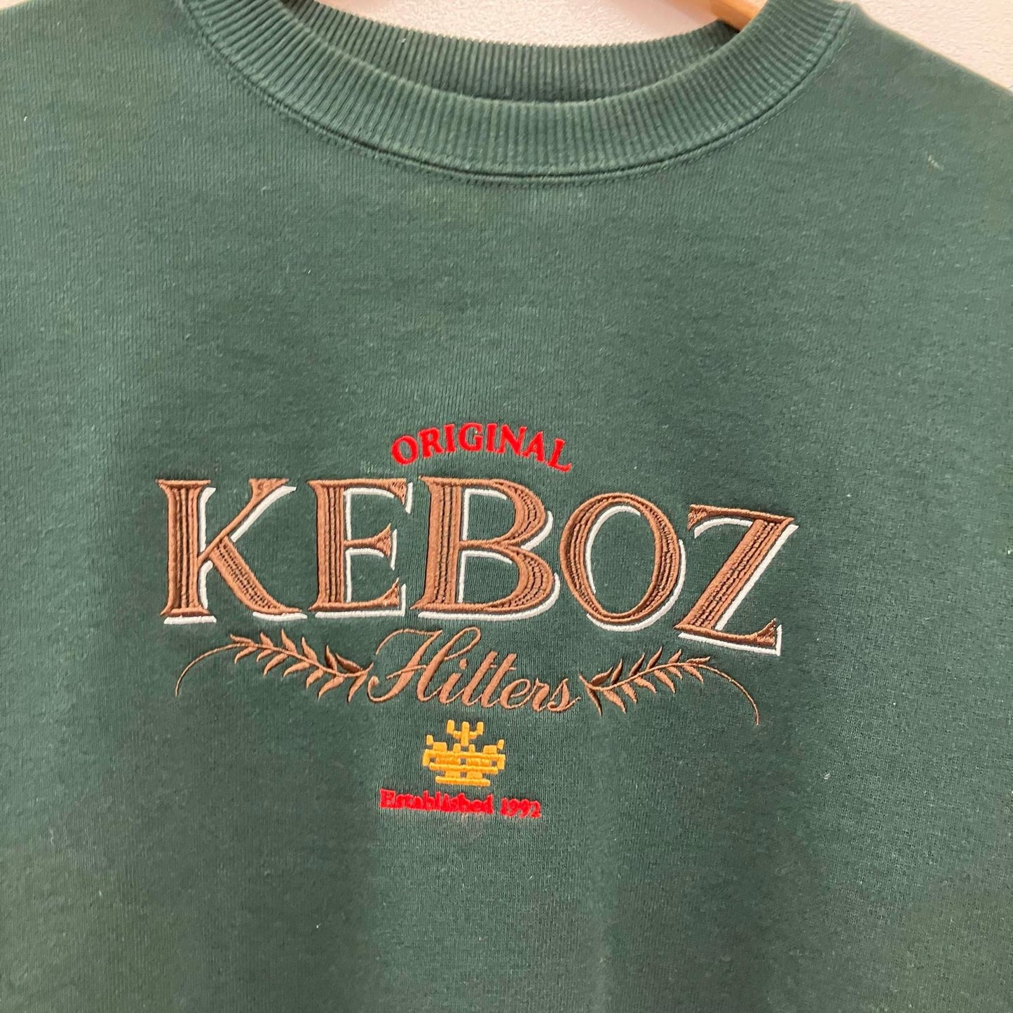 KEBOZ | ケボズ CFT SWEAT CREWNECK スウェット グリーン サイズ：S【イオン広店】