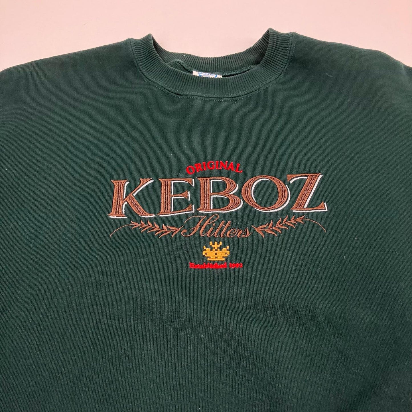 KEBOZ | ケボズ CFT SWEAT CREWNECK スウェット グリーン サイズ：S【イオン広店】