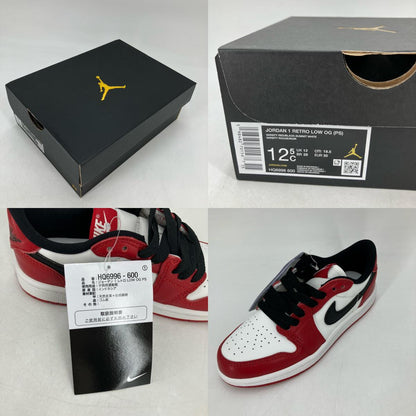 NIKE AIR JORDAN | ナイキ　エアー　ジョーダン Nike PS Jordan 1 Retro Low OG スニーカー HQ6996-600 レッド【イオン広店】