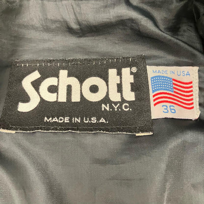schott | ショット スウェードボンバージャケット ミリタリーコート ブラウン サイズ：36【イオン広店】