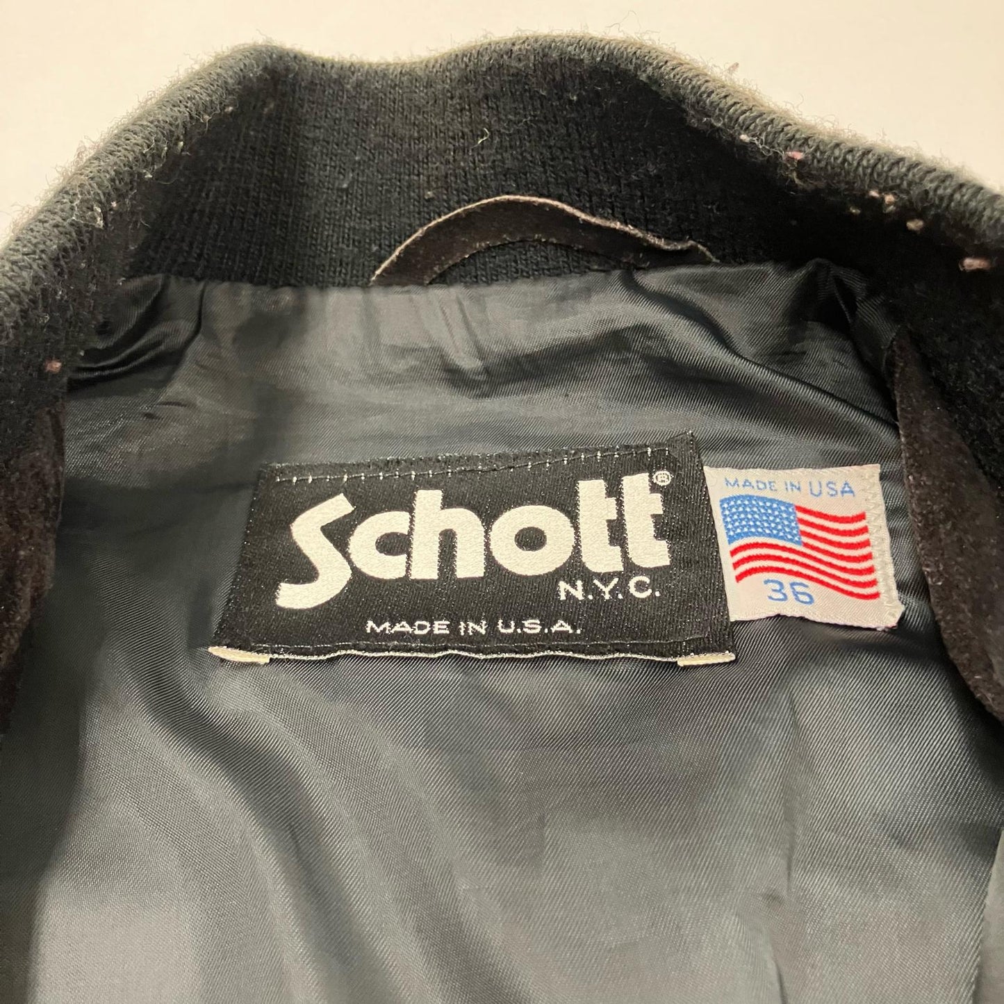 schott | ショット スウェードボンバージャケット ミリタリーコート ブラウン サイズ：36【イオン広店】