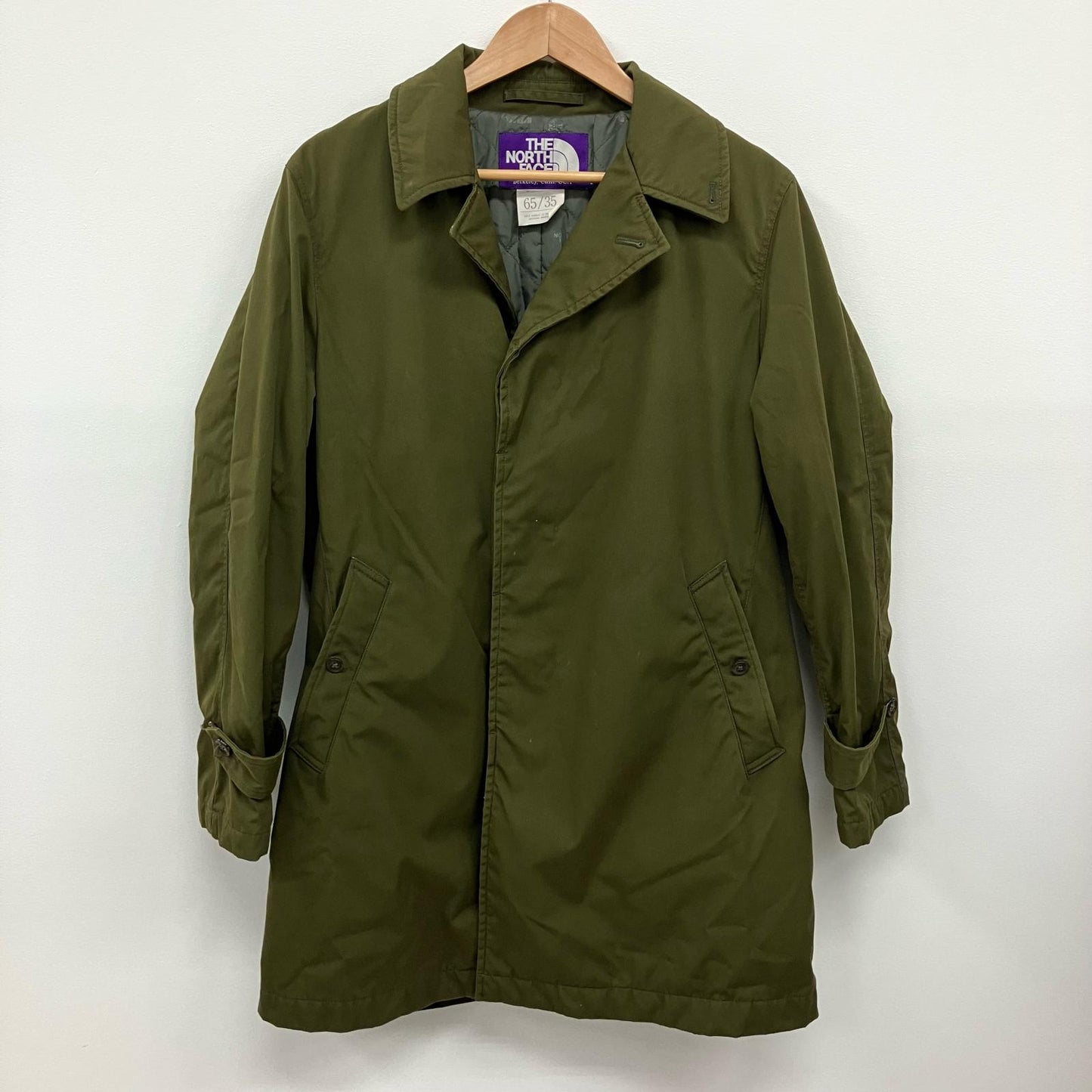 THE NORTH FACE PURPLE LABEL | ザノースフェイスパープルレーベル BEAMS別注ステンカラーコート ステンカラーコート NY2754N カーキグリーン サイズ：M【イオン広店】