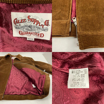 CALEE | キャリー 8w CORDUROY SWINGTOP その他アウター CL-24AW038 ブラウン サイズ：M【イオン広店】