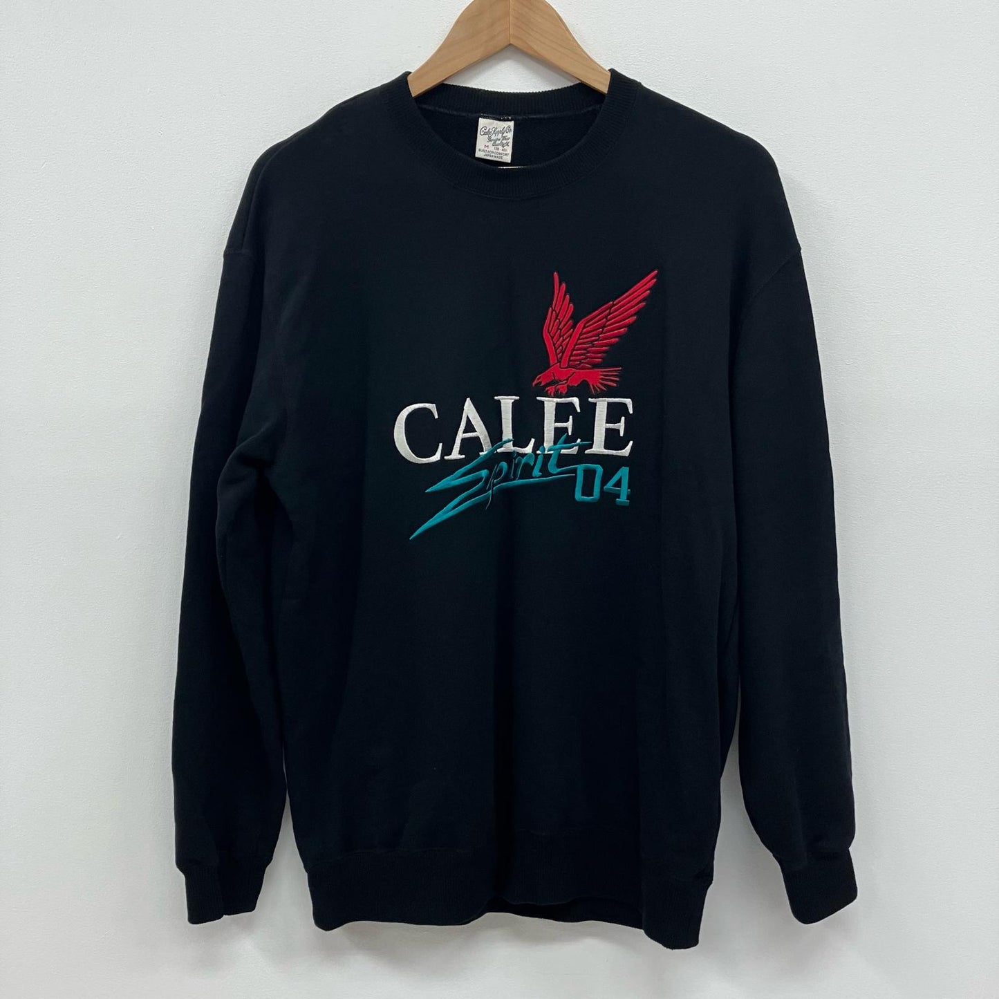 CALEE | キャリー FS LOGO CREW NECK SW スウェット CL-25AW026 ブラック サイズ：M【イオン広店】