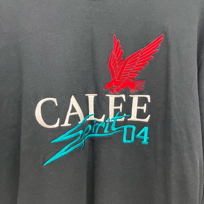 CALEE | キャリー FS LOGO CREW NECK SW スウェット CL-25AW026 ブラック サイズ：M【イオン広店】
