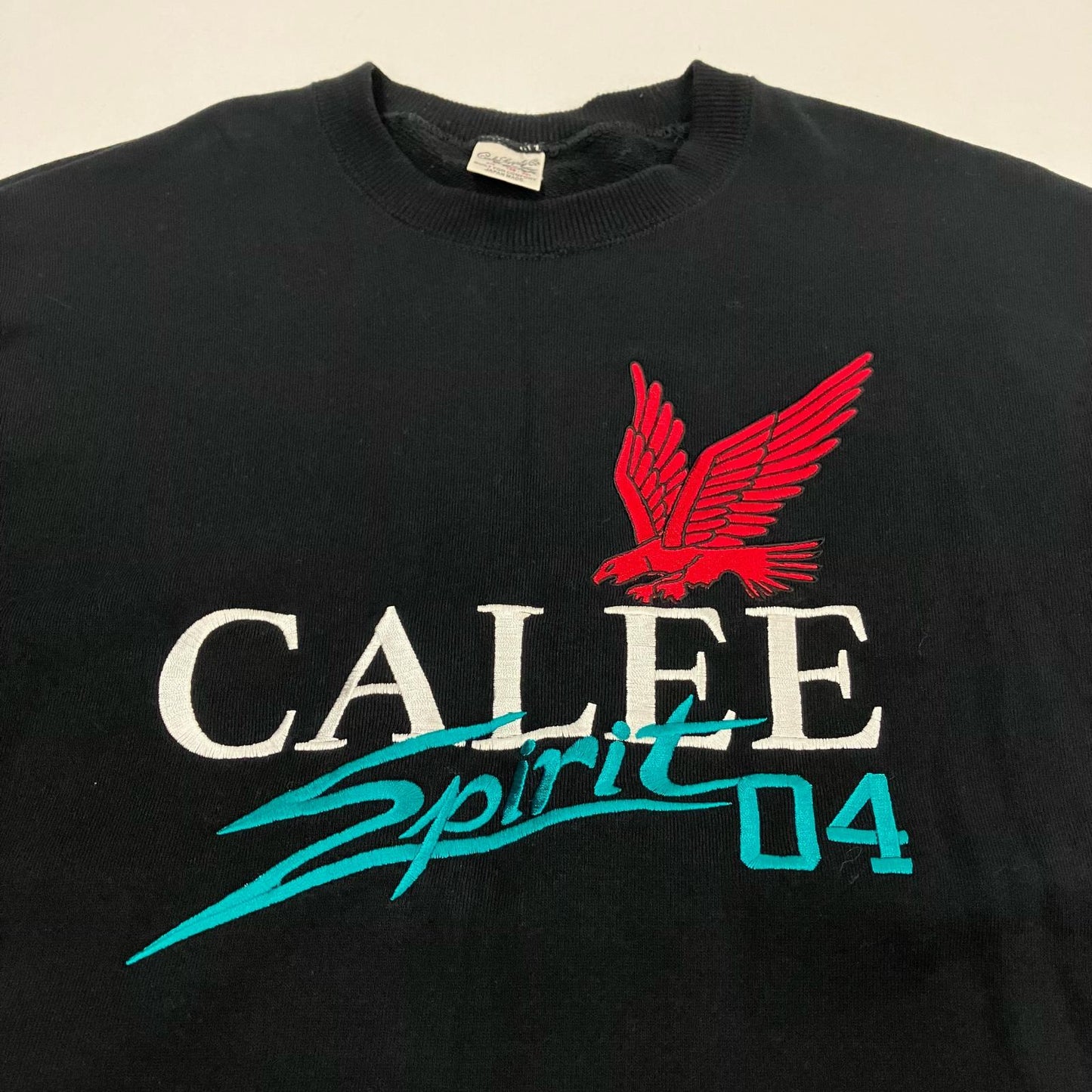 CALEE | キャリー FS LOGO CREW NECK SW スウェット CL-25AW026 ブラック サイズ：M【イオン広店】