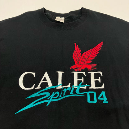CALEE | キャリー FS LOGO CREW NECK SW スウェット CL-25AW026 ブラック サイズ：M【イオン広店】