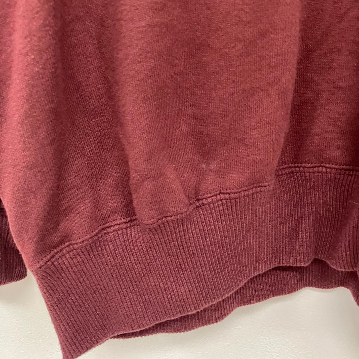 CALEE | キャリー EMBLEM LOGO CRE NECK SW スウェット CL-25AW014 ボルドー/バーガンディー サイズ：M【イオン広店】