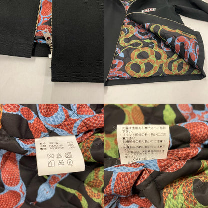CALEE | キャリー VINTAGE TYPE CHINO CLOTH SWING TOP ブルゾン ブラック サイズ：M【イオン広店】