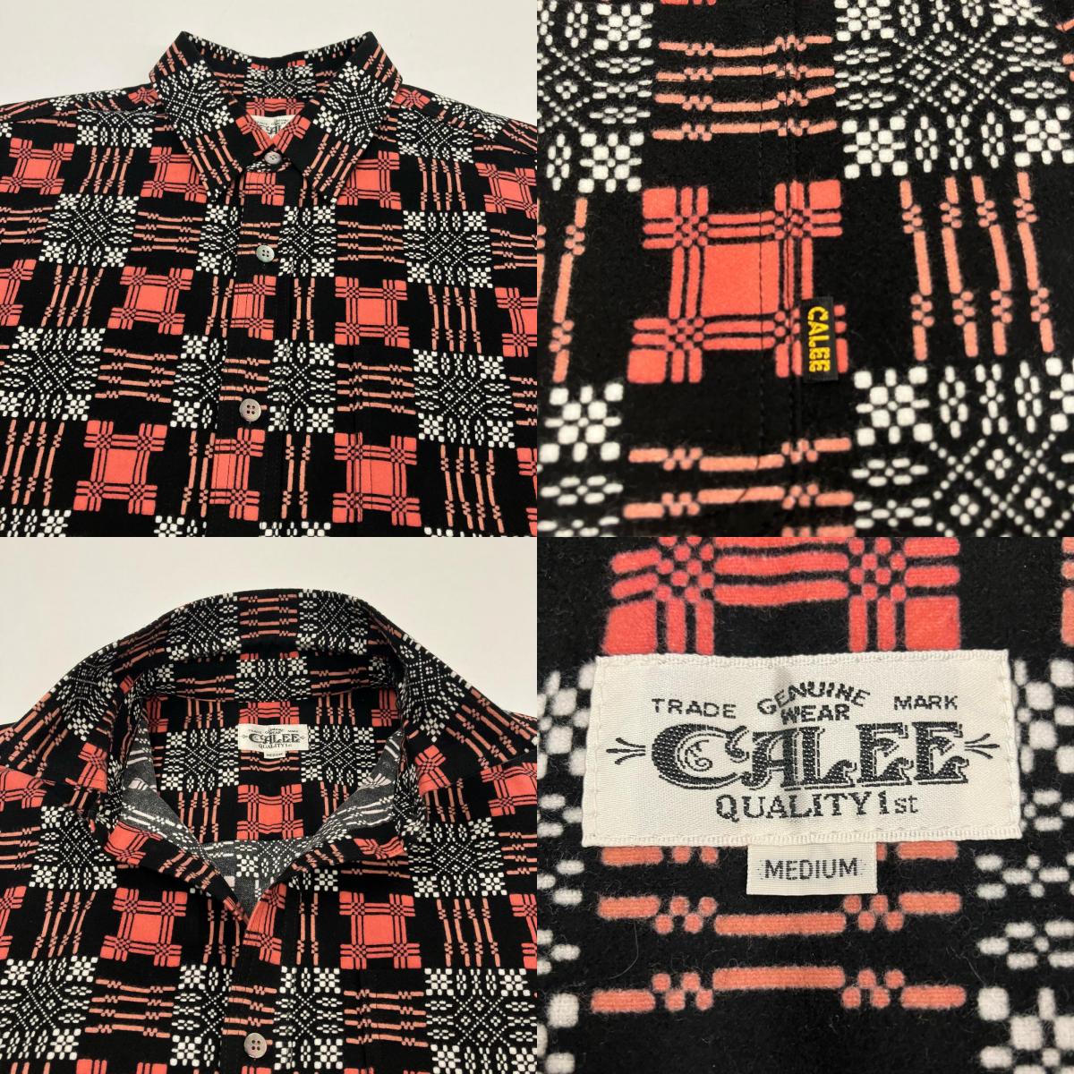 CALEE | キャリー RINT NEL L/S SH 長袖シャツ CL-25AW037 サイズ：M【イオン広店】