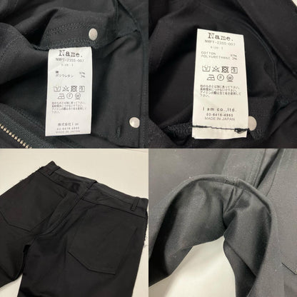 Name. | ネーム OVER LAPPED SEAM SLIM PANTS デニムパンツ NMPT-23SS-007 ブラック サイズ：1【イオン広店】