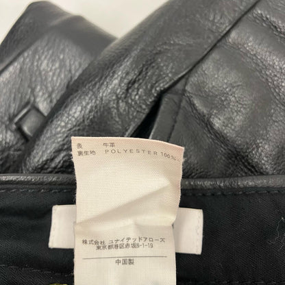 BEAUTY & YOUTH UNITED ARROWS | ビューティーアンドユースユナイテッドアローズ 牛革 パンツ ブラック サイズ：M【イオン広店】
