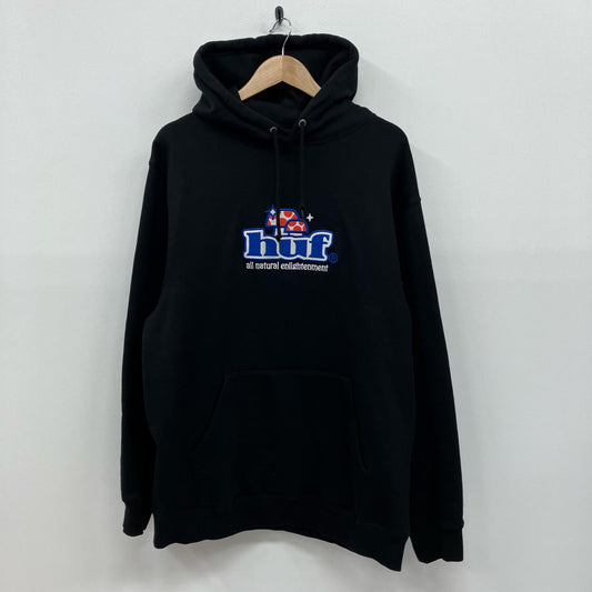HUF | ハフ パーカー ブラック サイズ：XXL【イオン広店】