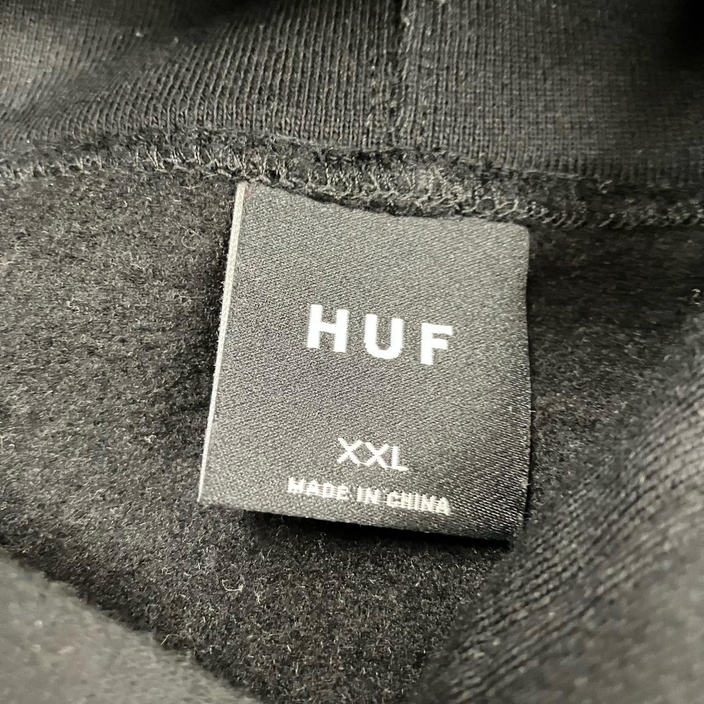 HUF | ハフ パーカー ブラック サイズ：XXL【イオン広店】
