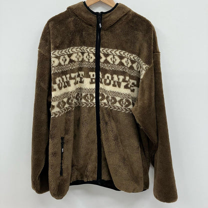 HUF | ハフ HIGH PILE F/Z FLEECE その他トップス ブラウン サイズ：XXL【イオン広店】