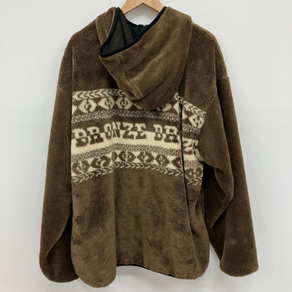 HUF | ハフ HIGH PILE F/Z FLEECE その他トップス ブラウン サイズ：XXL【イオン広店】