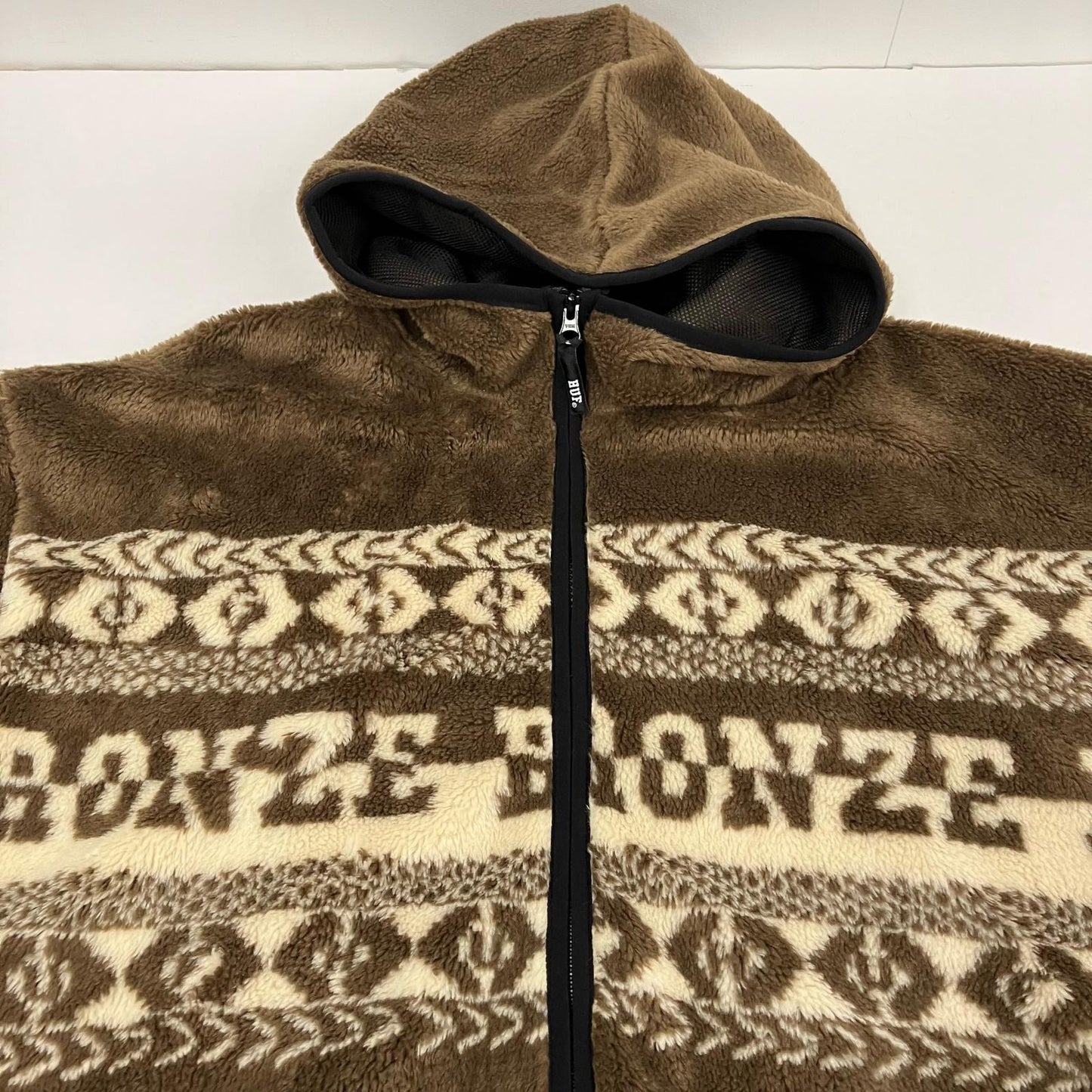 HUF | ハフ HIGH PILE F/Z FLEECE その他トップス ブラウン サイズ：XXL【イオン広店】
