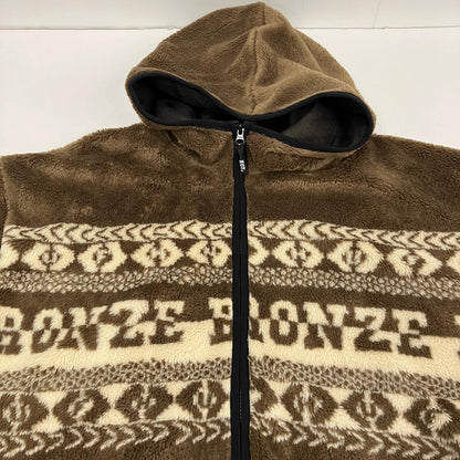 HUF | ハフ HIGH PILE F/Z FLEECE その他トップス ブラウン サイズ：XXL【イオン広店】
