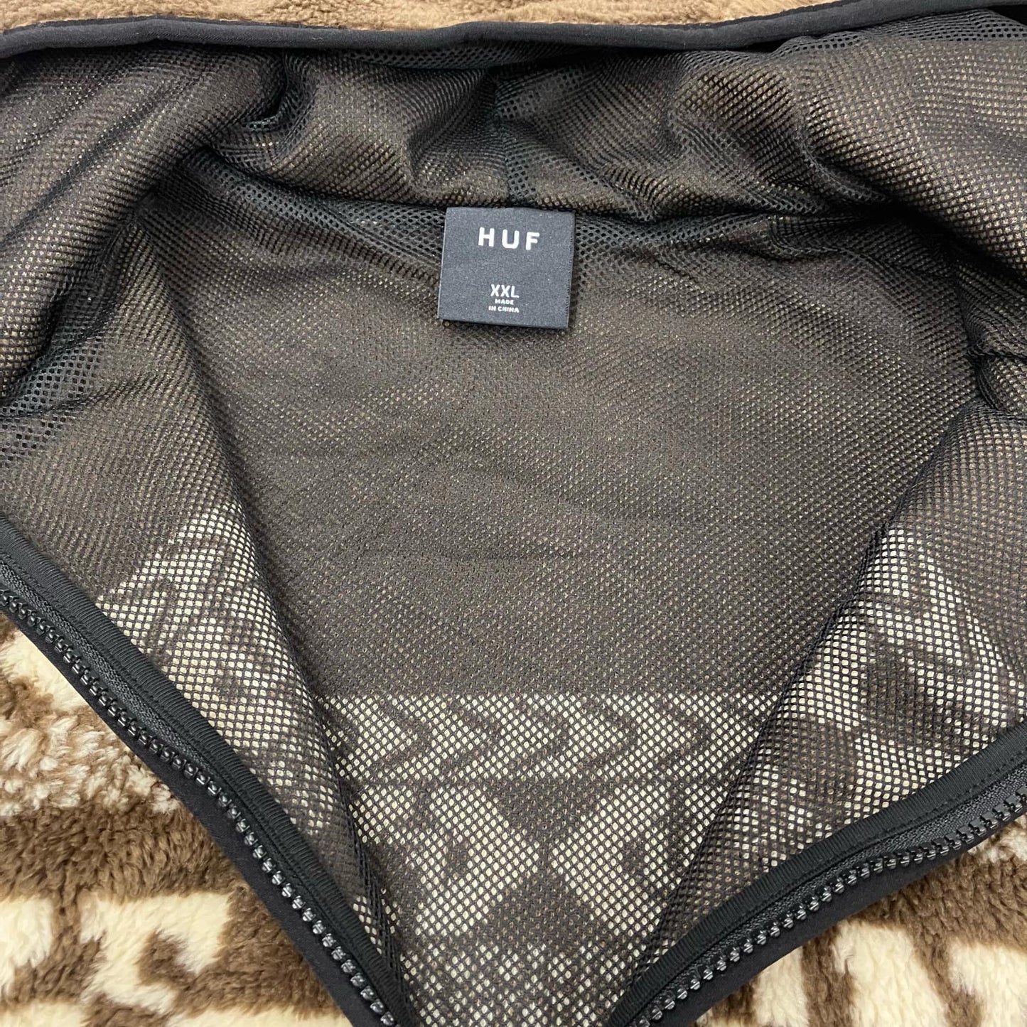 HUF | ハフ HIGH PILE F/Z FLEECE その他トップス ブラウン サイズ：XXL【イオン広店】