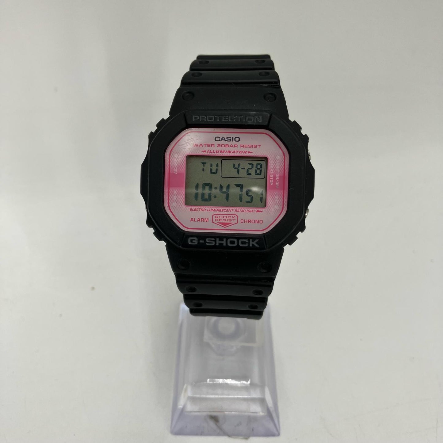 G-SHOCK | ジーショック デジタルクォーツ 腕時計 DW-5600TCB ピンク【イオン広店】