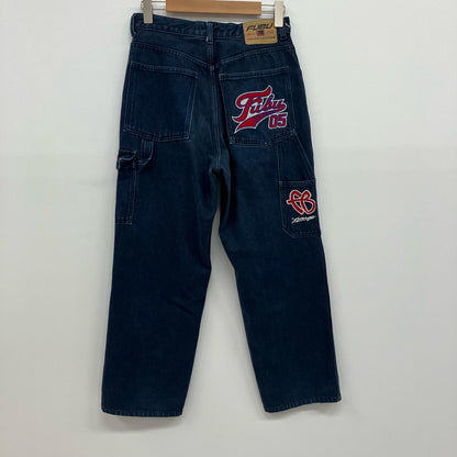 X-LARGE | エクストララージ XLARGE×FUBU デニムパンツ インディゴ サイズ：S【イオン広店】