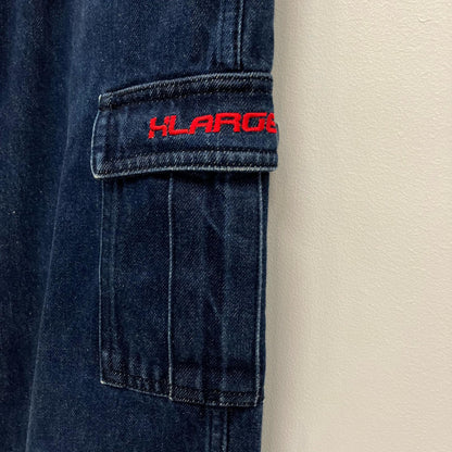 X-LARGE | エクストララージ XLARGE×FUBU デニムパンツ インディゴ サイズ：S【イオン広店】