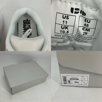 Sangacio | サンガッチョ ×BRANDALISED にゅ~ず バンクシー スニーカー ホワイト 29cm【イオン広店】